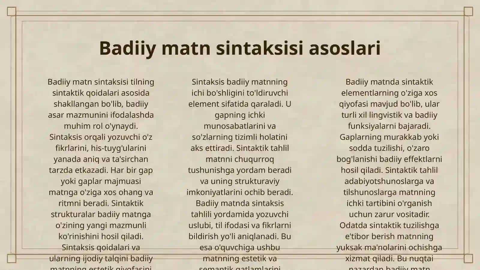 BADIIY MATNNING SINTAKTIK TAHLILI 3
