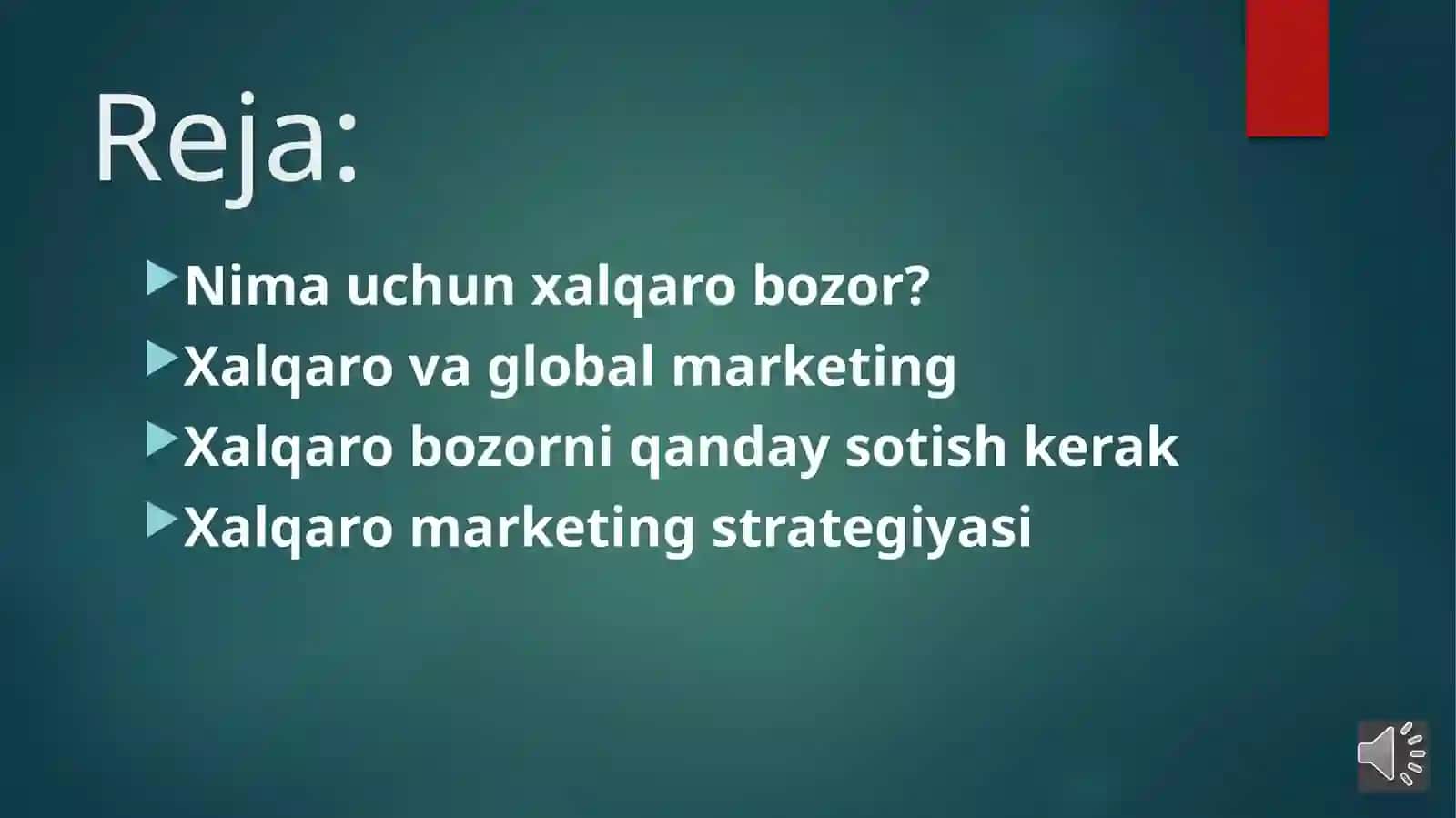 Xalqaro marketing strategiyasi 3