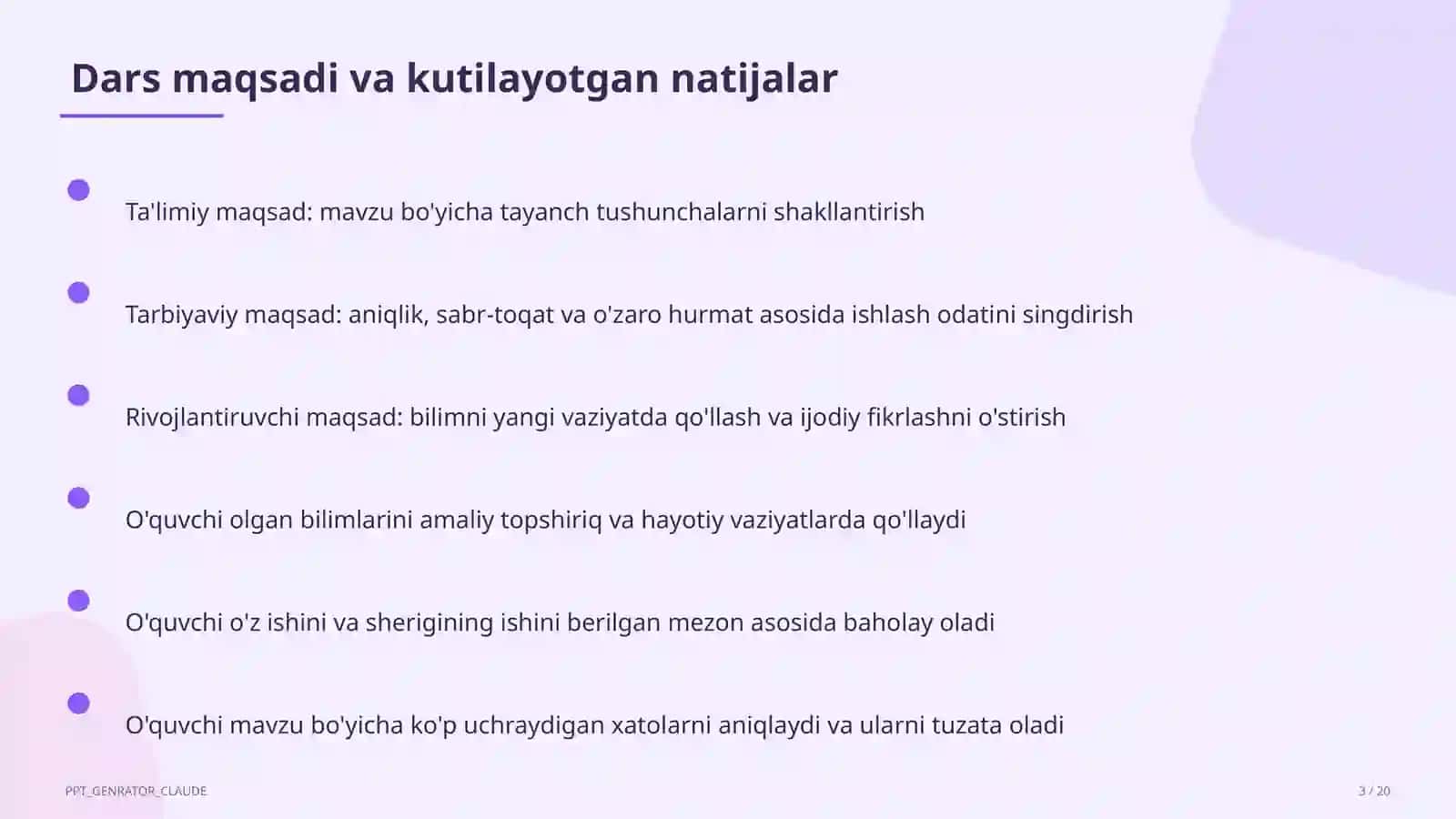 Geometriya (7–11) — metodik birlashma uchun 3