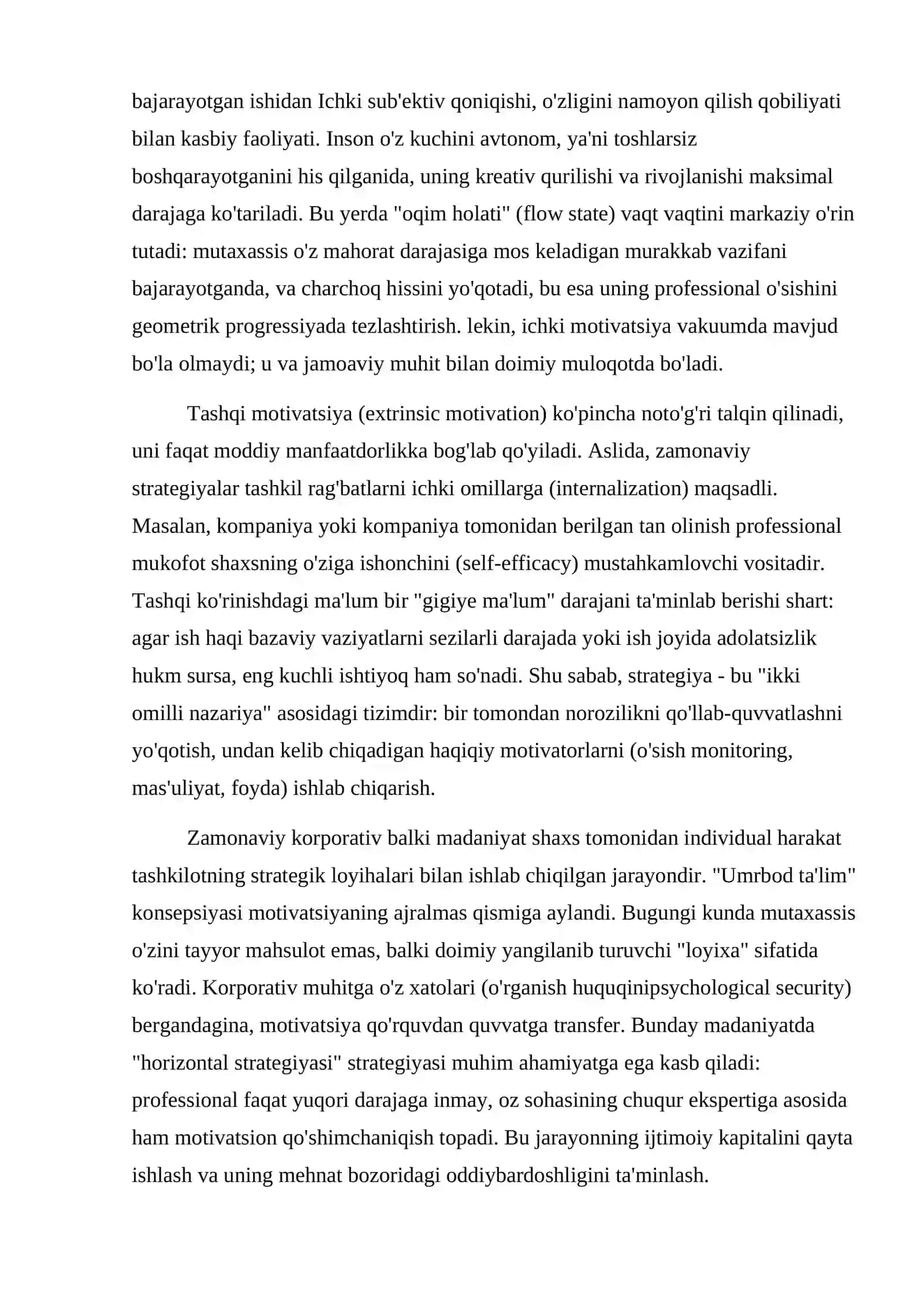 Muvaffaqiyatli kasbiy faoliyat motivatsiyasi 3