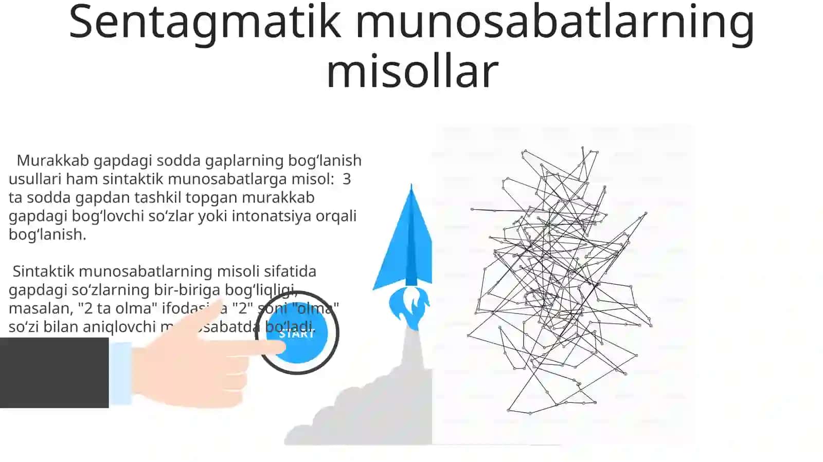 Assotsiativ, Sintagmatik va Ierarxik Munosabat 3
