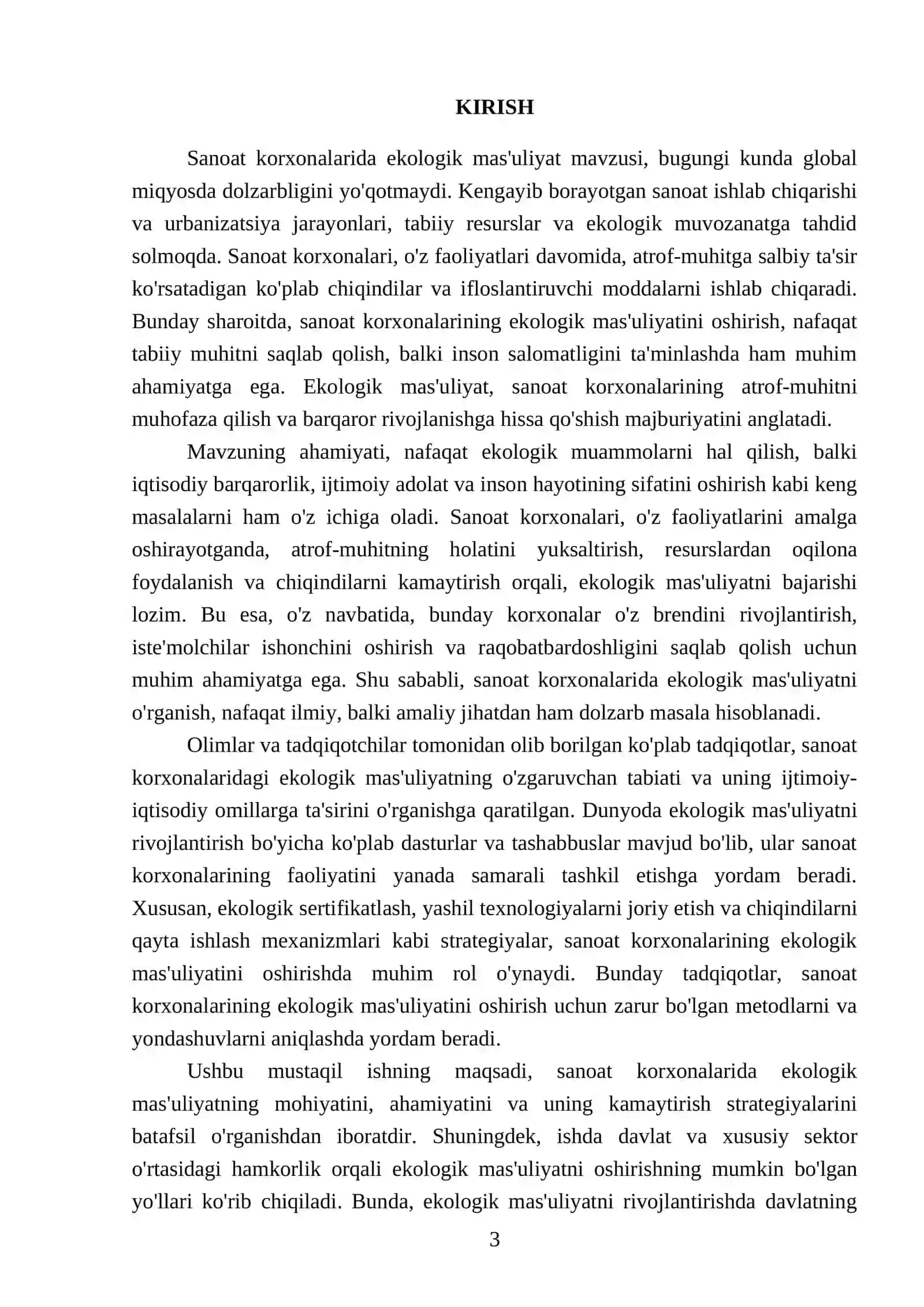 Sanoat korxonalarida ekologik masulyat 3