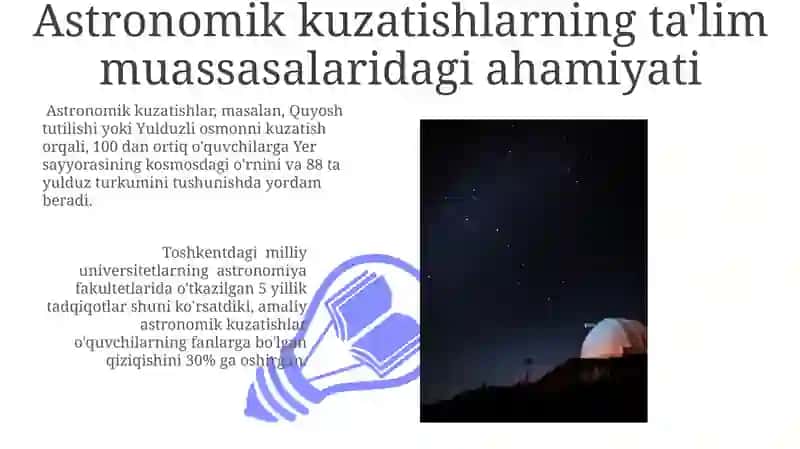 Astronomik kuzatishlar 3