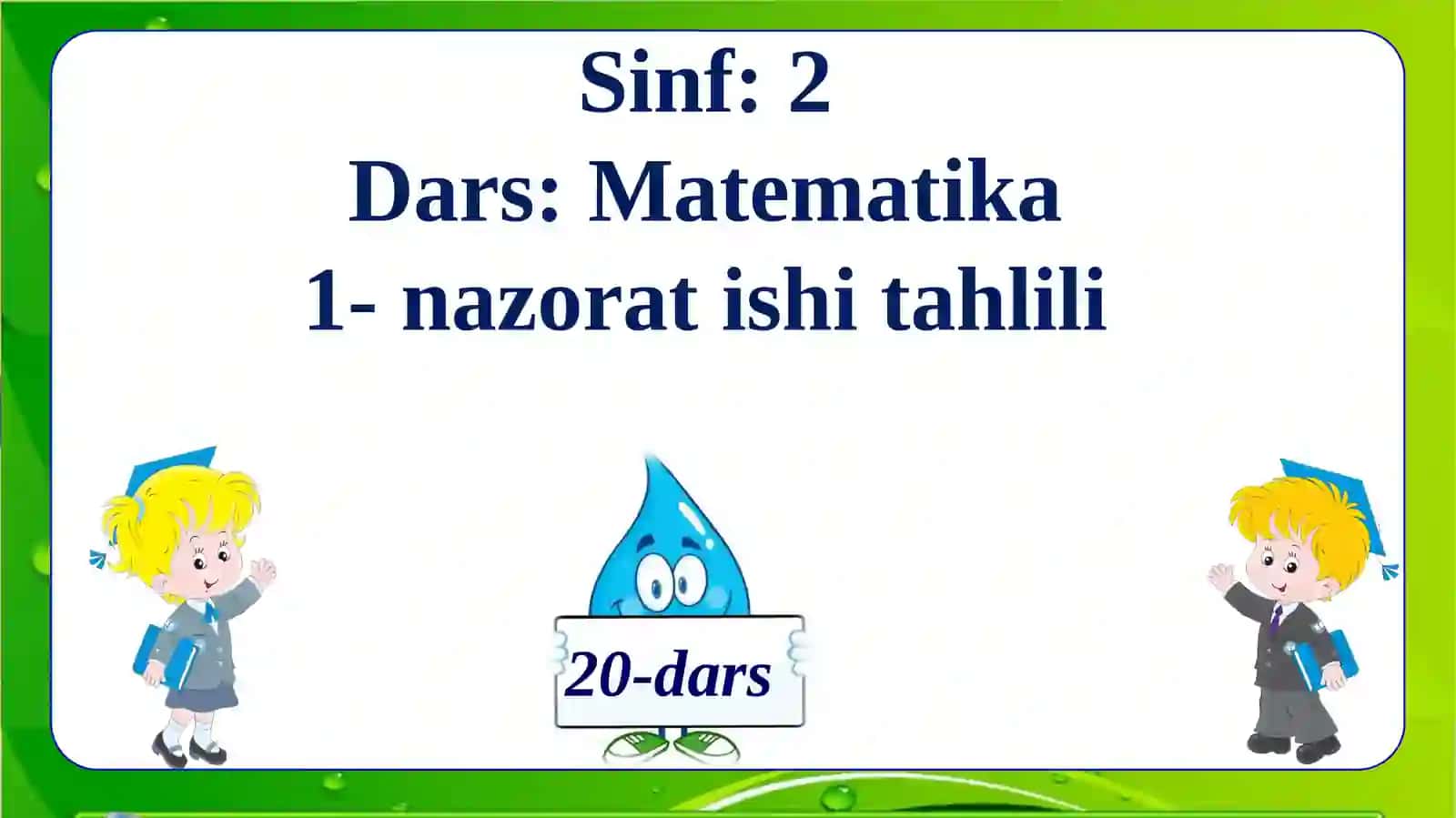 Matematika fanlarning eng a’losi 3