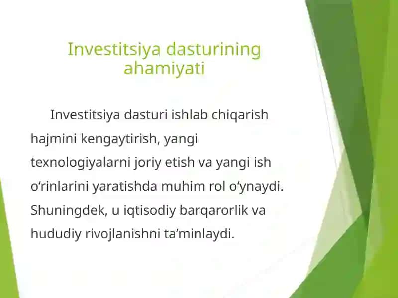 Investitsiya dasturini shakllantirish tartibi 3