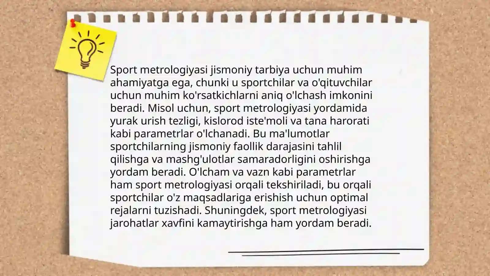 Sport metrologiyasi 3