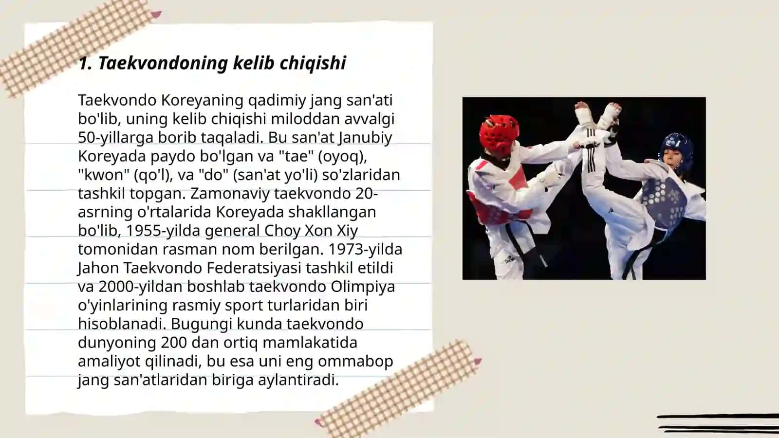 Taekwando tarixi 3