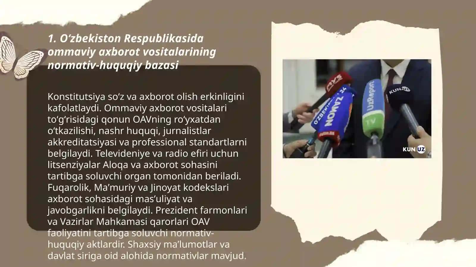 Oʻzbekiston Respublikasida ommaviy axborot vositalarining faoliyati 3