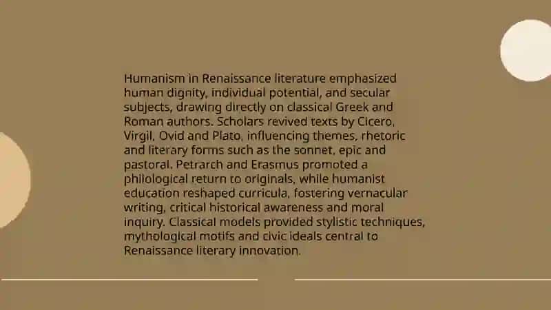 The Renaissance Period Literature 3