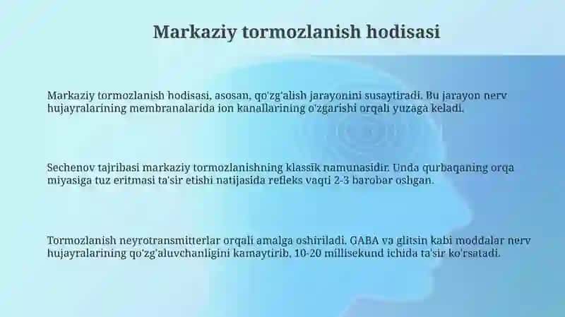 Markaziy tormozlanish hodisasi 3