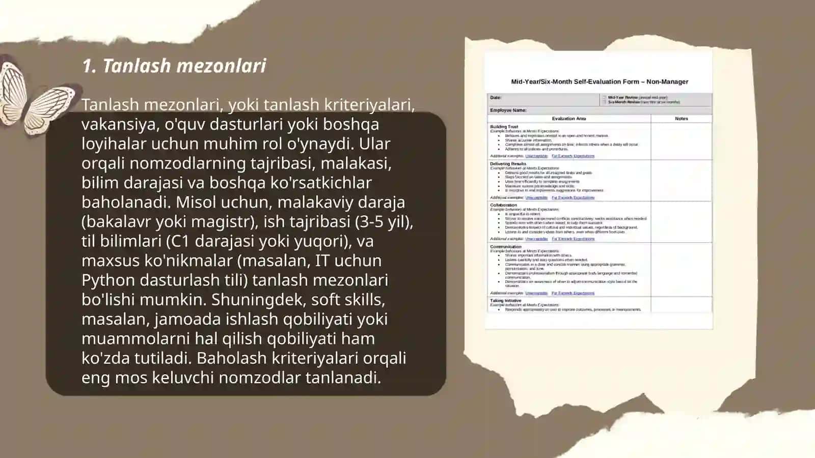 Xodimlarni tanlash va baxolash 3