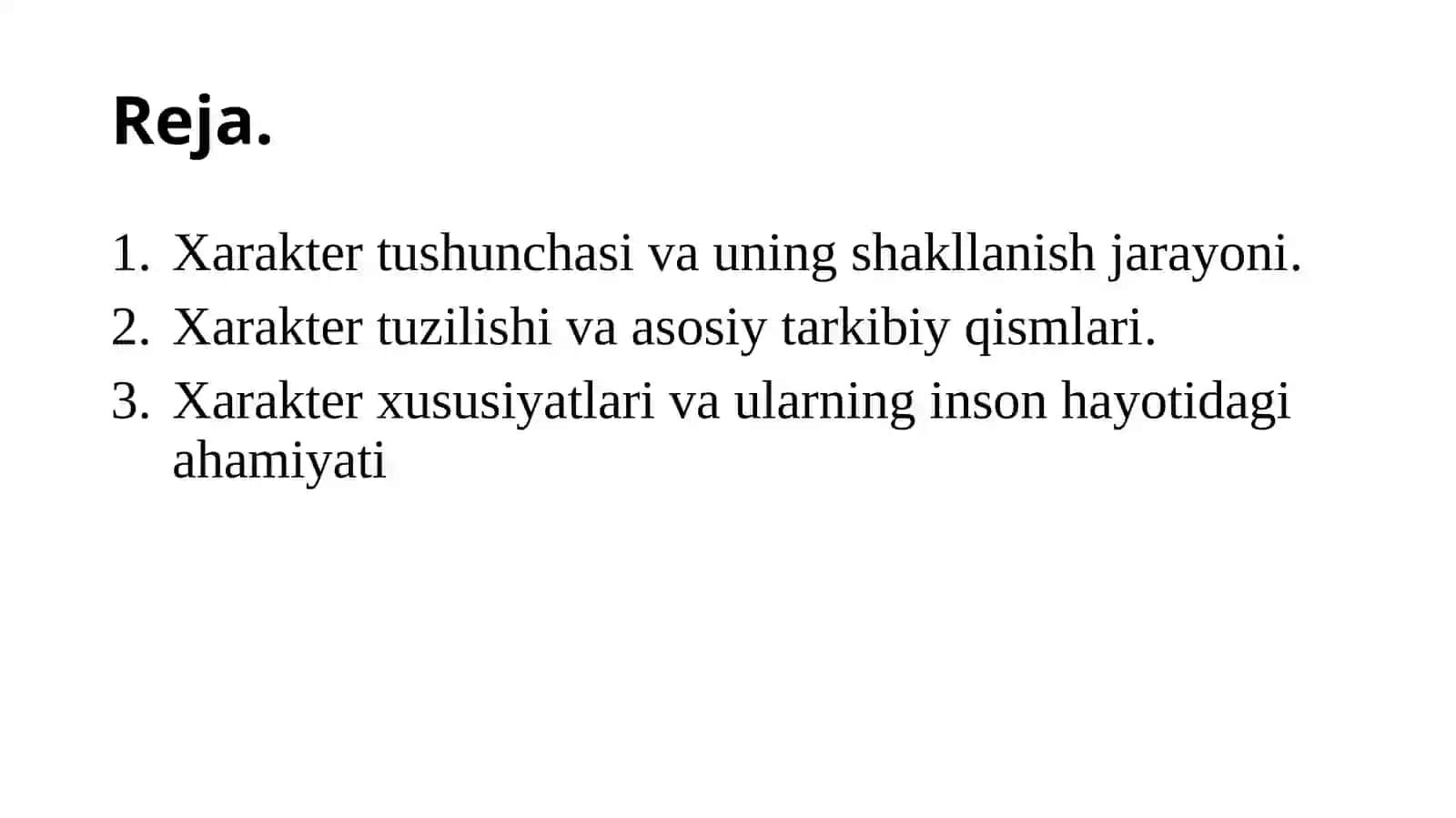 Xarakter tuzilishi va xususiyatlari 3