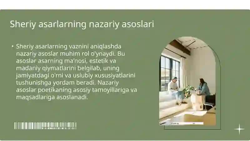 Sheriy asarlarning vaznini aniqlash 3