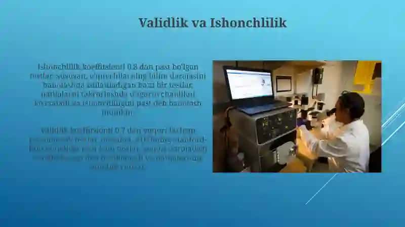 Psixometrikada meyor muammosi va test tarkiblarining xususiyatlari 3