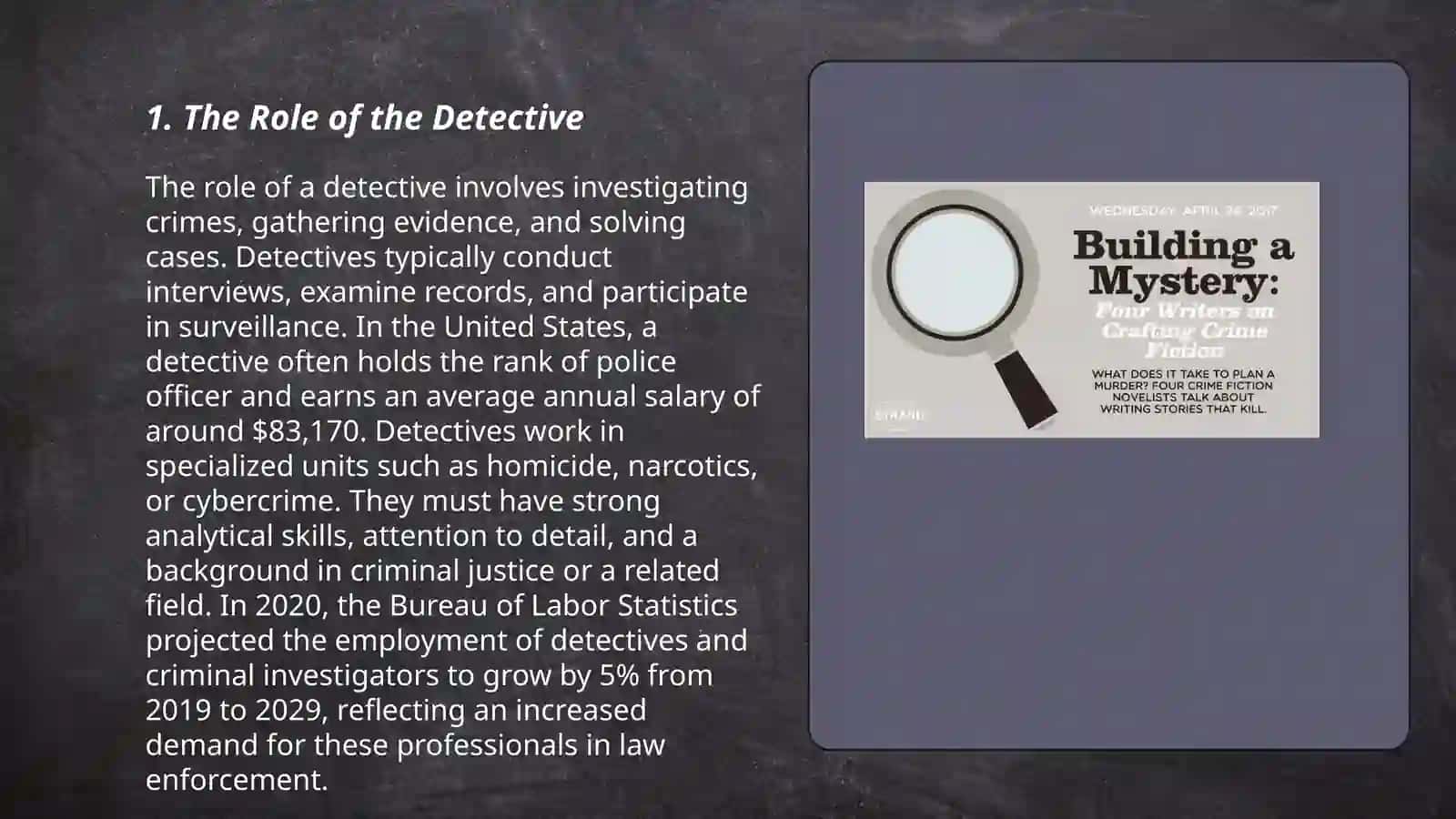 Elements of detective genre in P.D.James novels 3