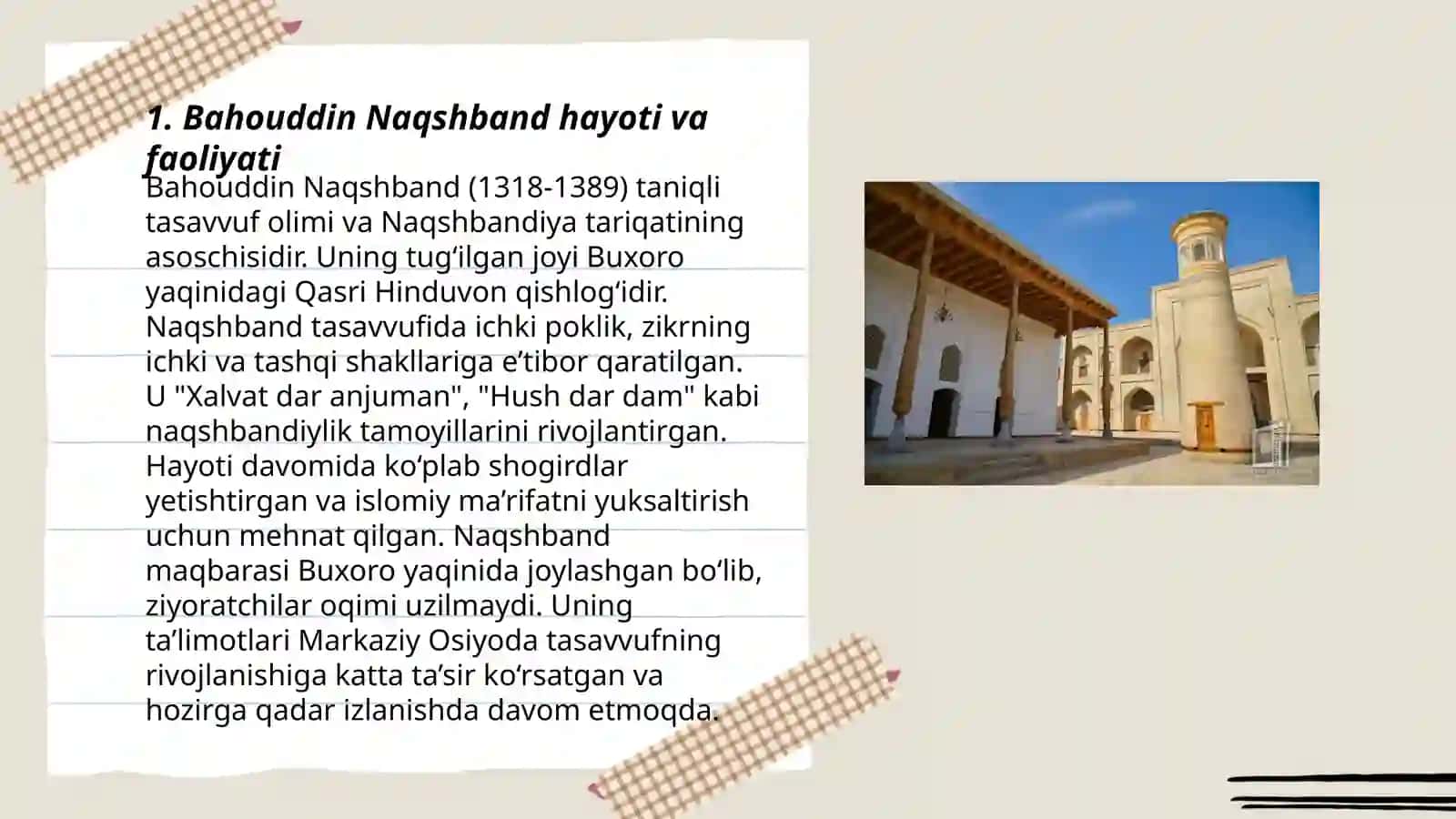Bahouddin Naqshband majmuasi - Buxoro 3