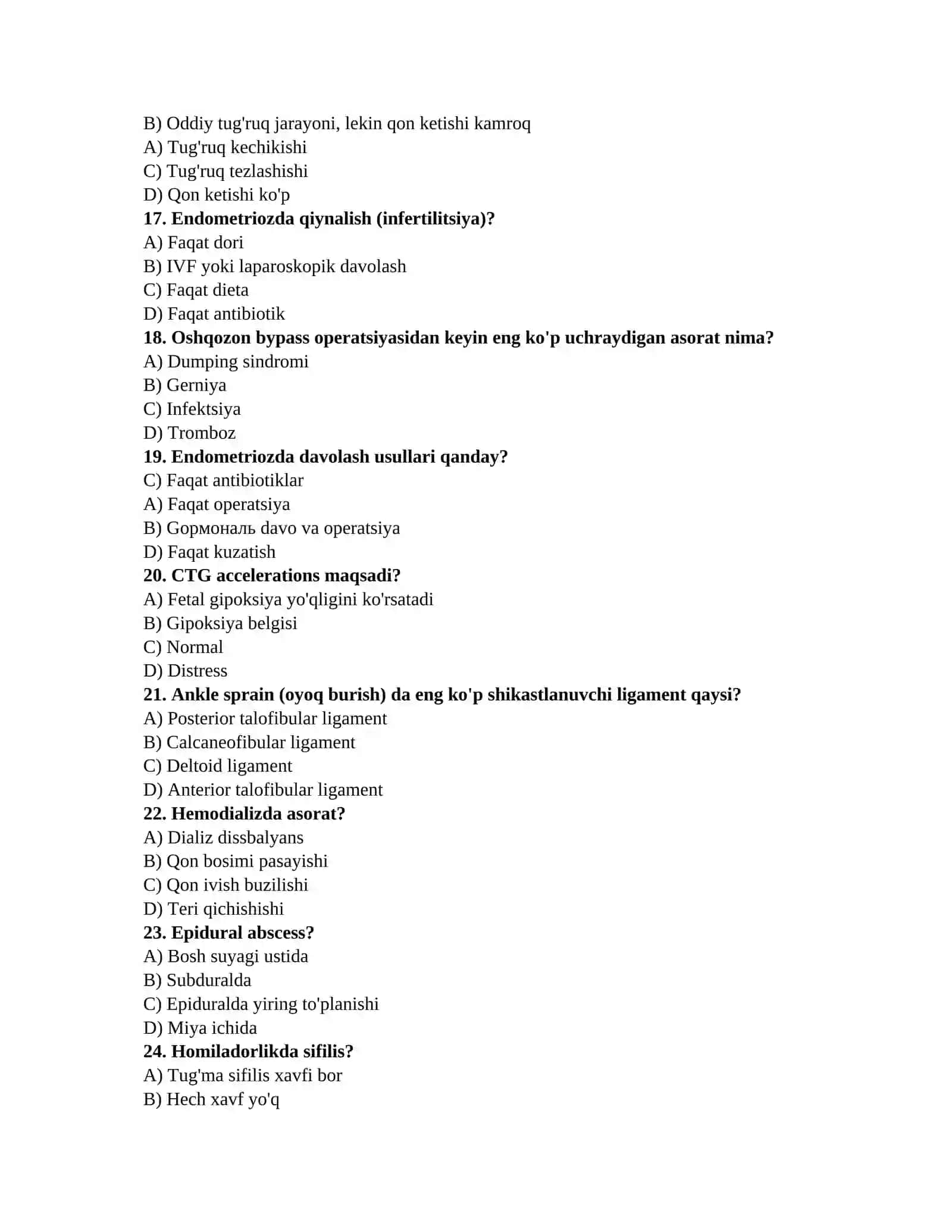 Ichki kasalliklar savollari 3