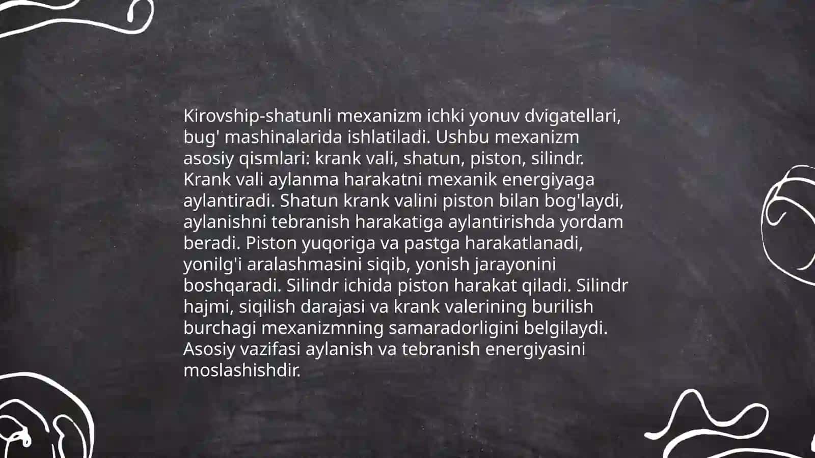 Kirvoship shatunli mehanizim 3