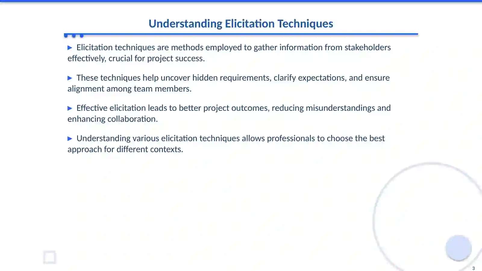 Mastering Elicitation Techniques 3