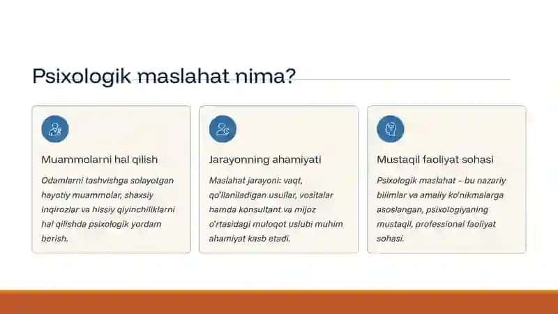 Psixologik maslahat taqdimoti 3