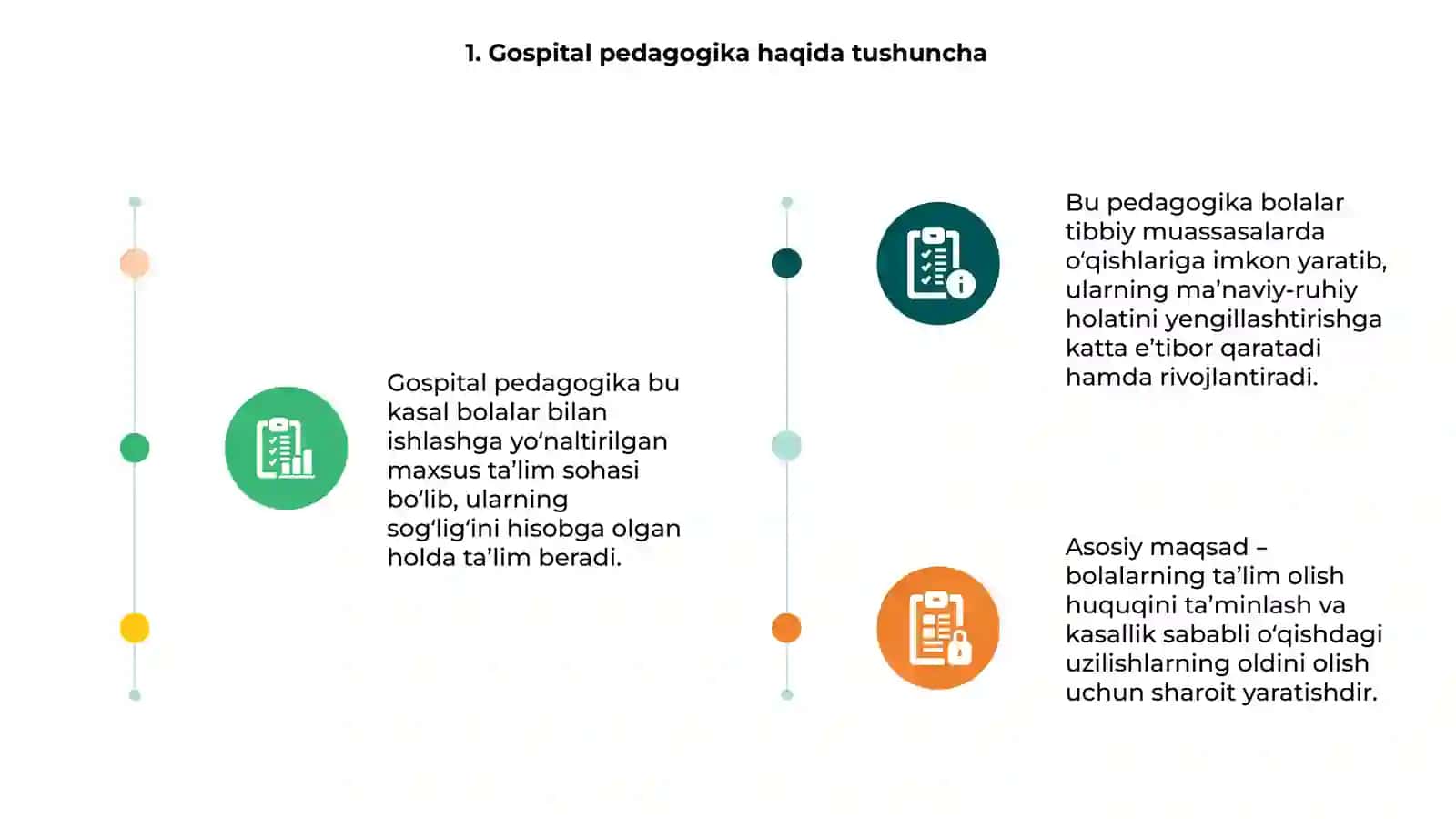 Gospital pedagogikaning asosiy tamoillari 3