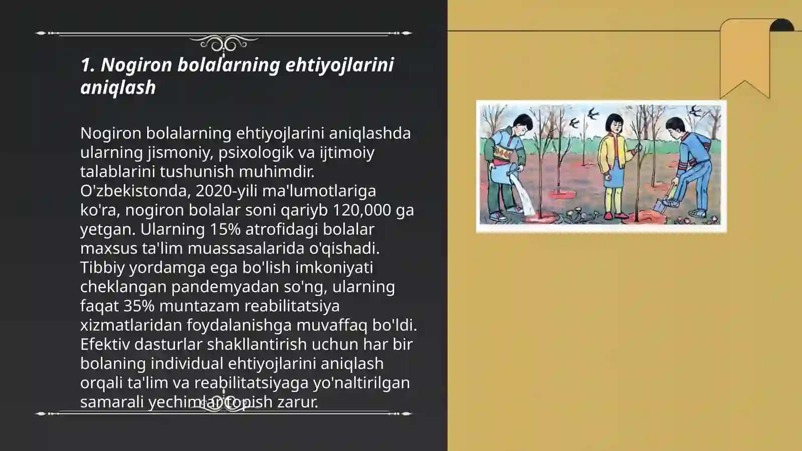Nogiron bolalarning ehtiyojlarini aniqlash 3