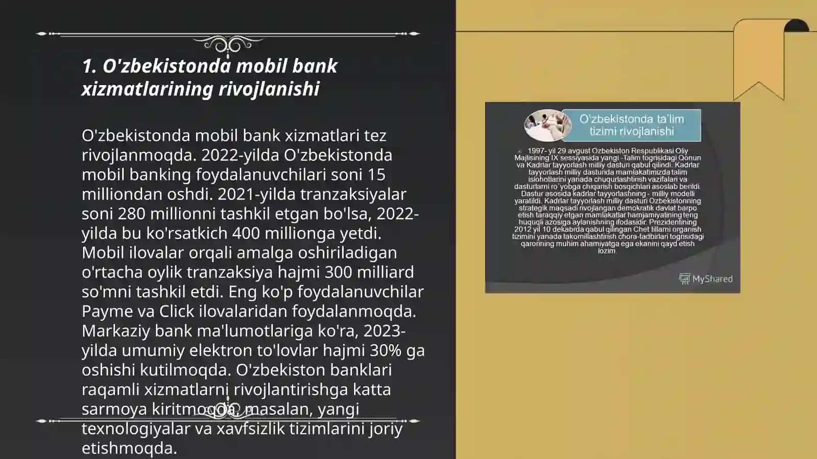 Õzbekistonda mobil bankning dasturi rivojlanishi va uning istiqbollari 3