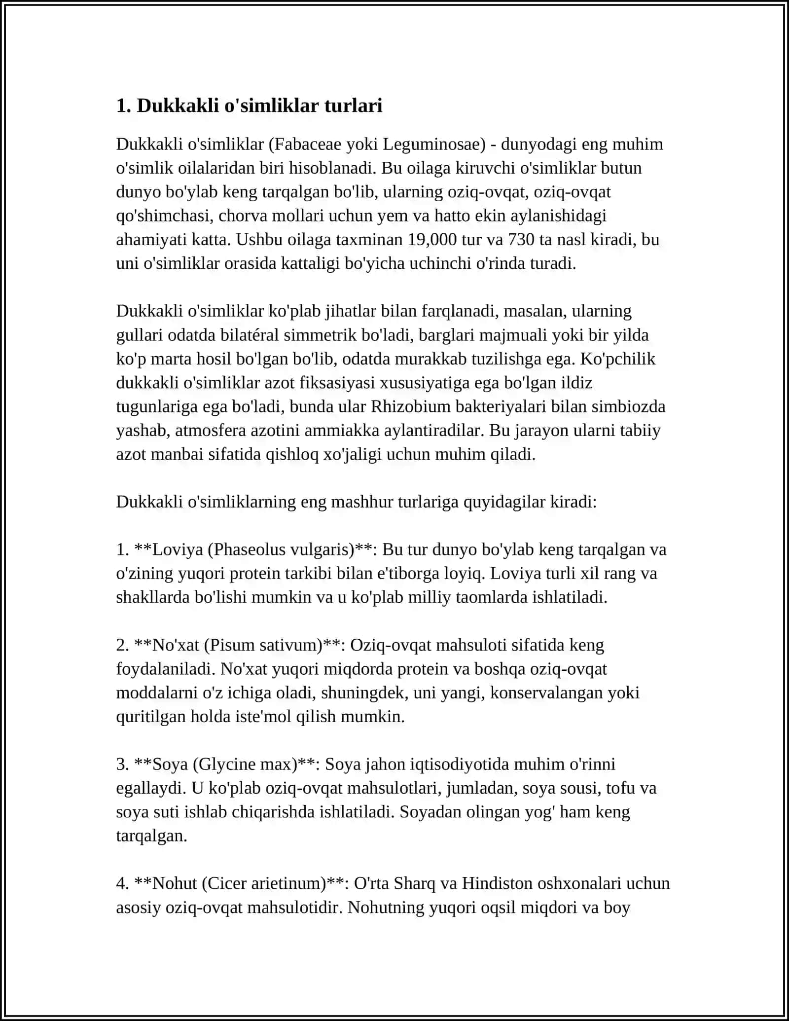 DUKKAKLI DON O'SIMLIKLARI 3