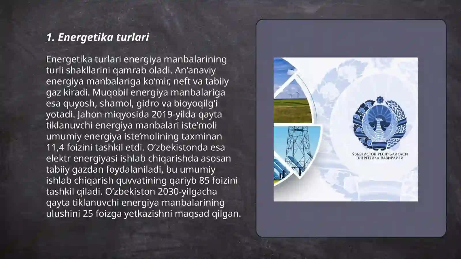Energetika turlari 3