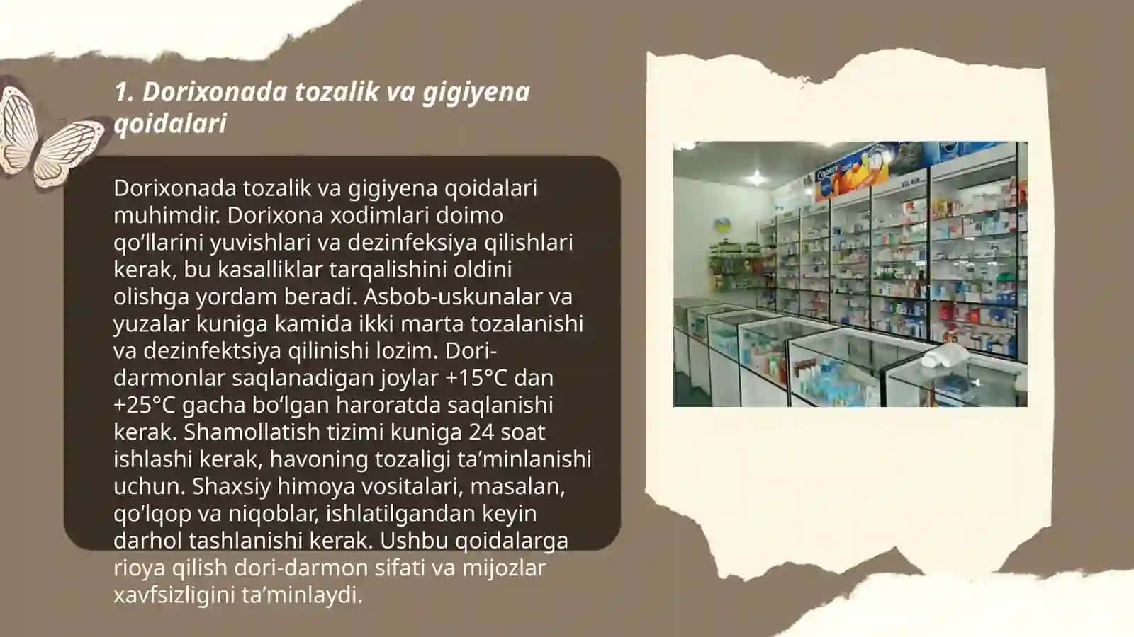 Dorixona sanitariya qoidalari 3