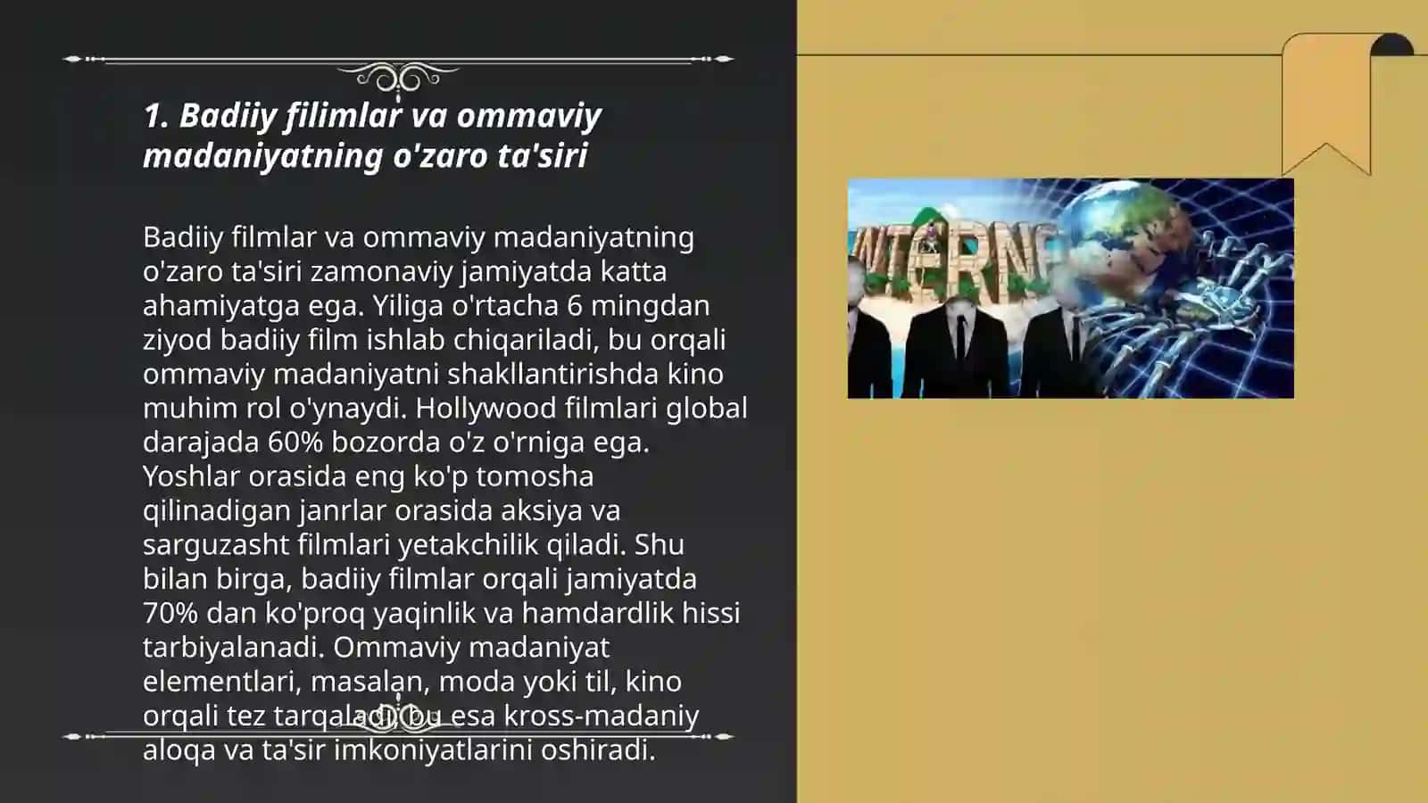 Badiiy filimlar va ommaviy madaniyat 3