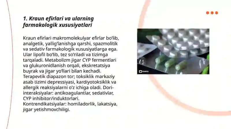 Kraun efirlari sifatida 3