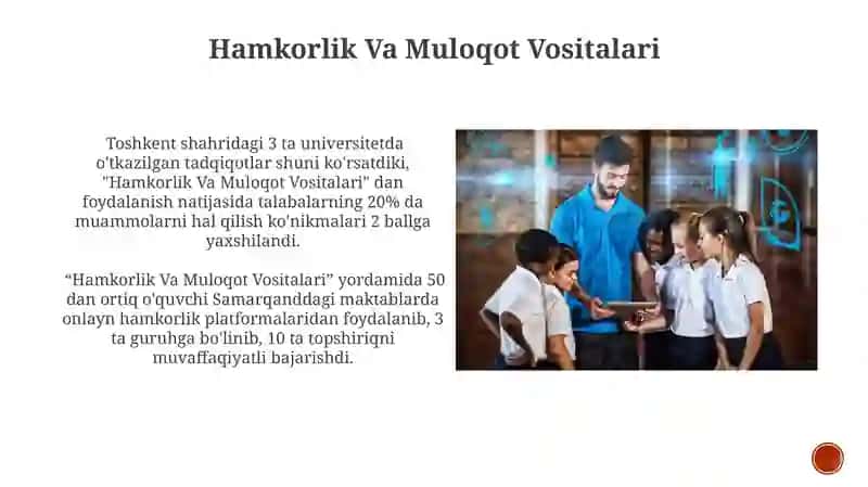 Hamkorlik Va Muloqot Vositalari 3