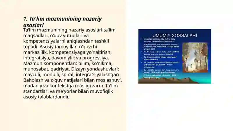 Ta'lim mazmunining nazariy asoslari 3