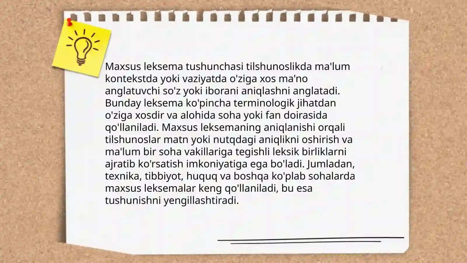 Maxsus leksik boyliklar 3