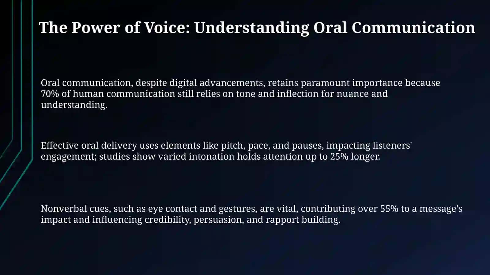 The Power of Voice: Understanding Oral Communication 3