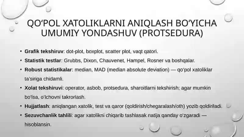 Qo'polxatoliklarning namoyon bo'lishini aniqlash 3
