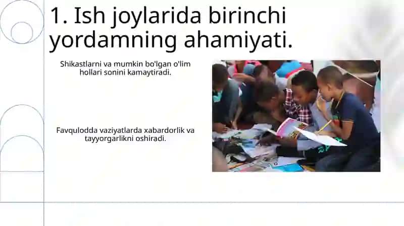 Birinchi Yordamning Asosiy Texnikasi 3
