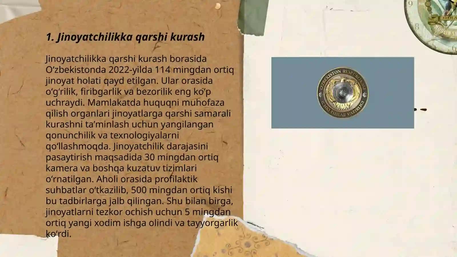 Jinoyatchilikka qarshi kurash 3