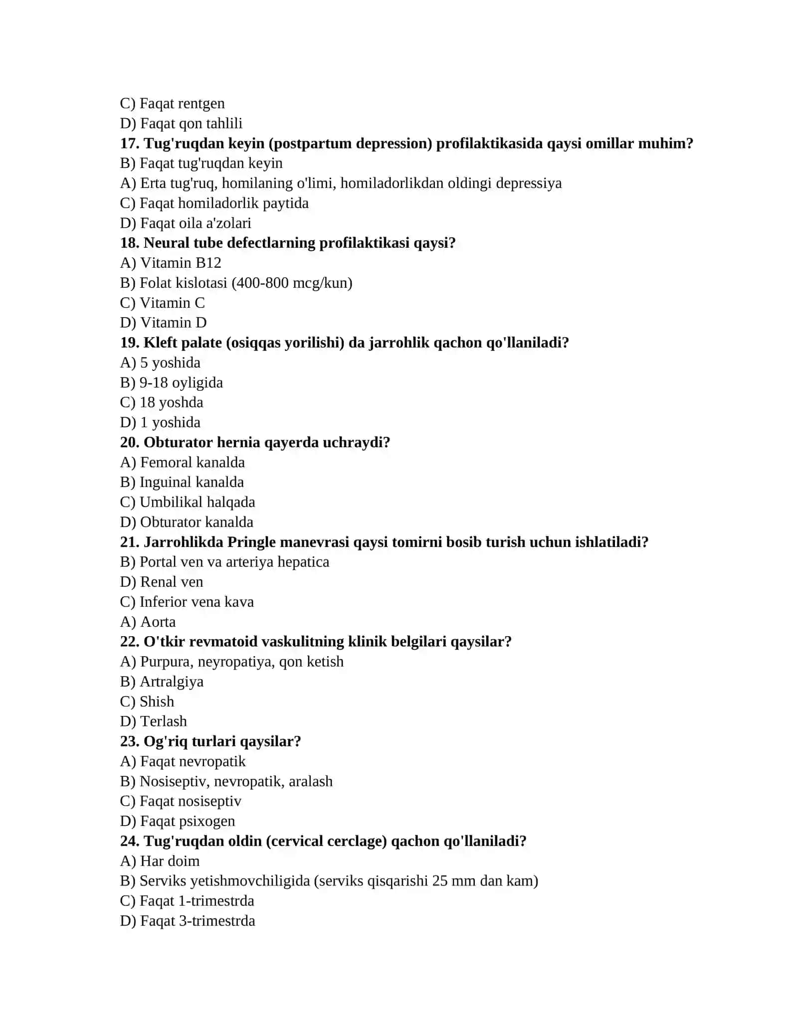 ARGOS klinik testlari 3