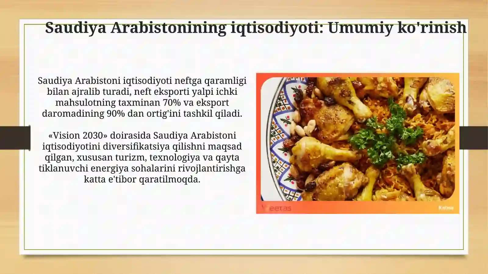 Saudiya Arabistonning iqtisodiyoti 3