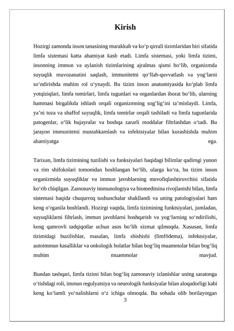 LIMFA SISTEMASI 3