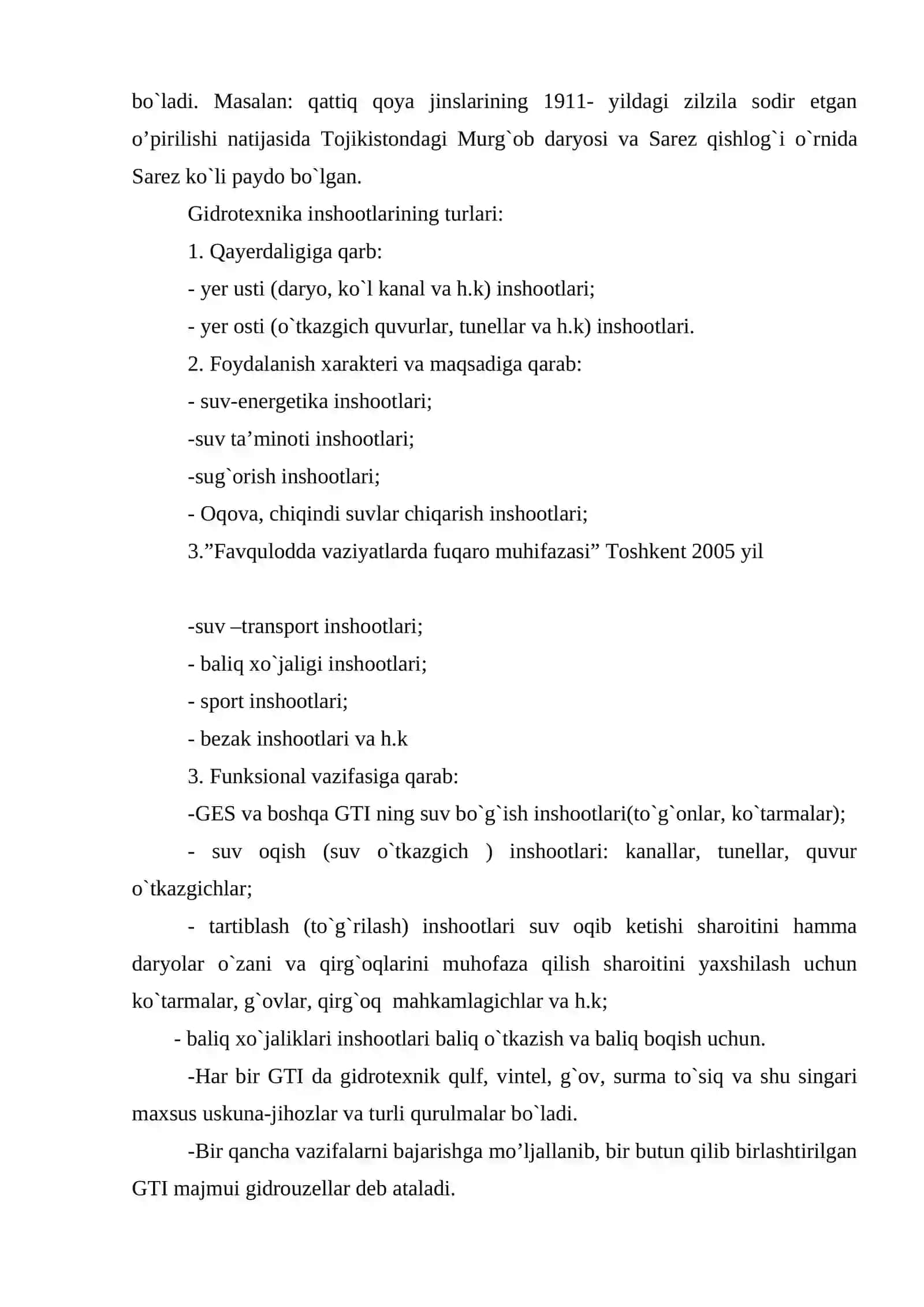 Gidrotexnik obyektlardagi avariyalar va halokatlar 3