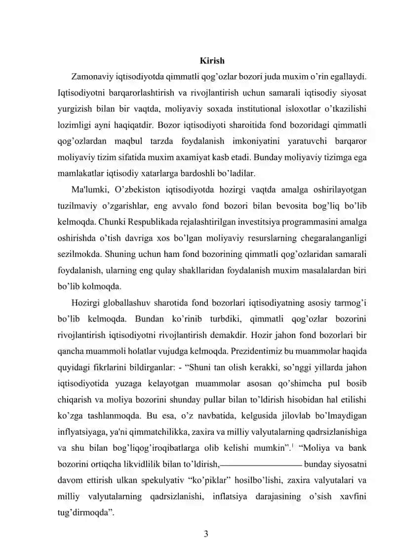 Fond birjasi faoliyati 3