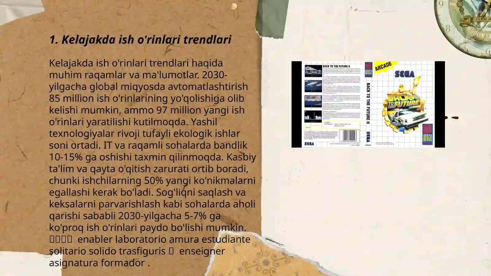 Kelajakda ish o'rinlari trendlari 3