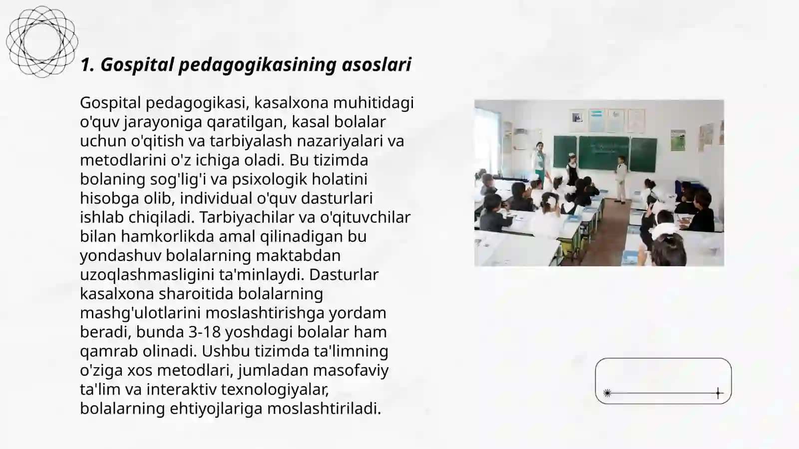 Gospital pedagogikasi va inklyuziv talim 3