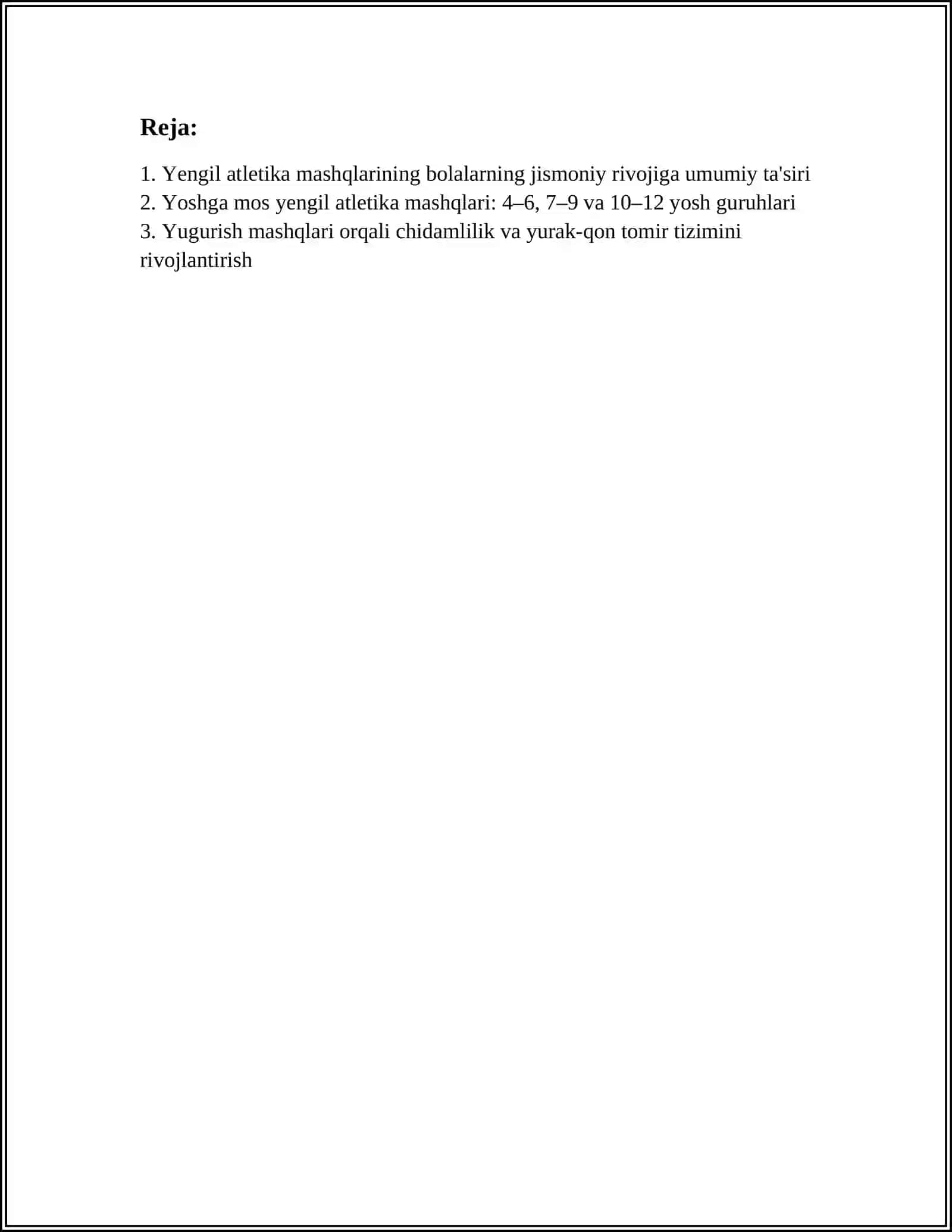 Yengil Atletika Mashqlari 3