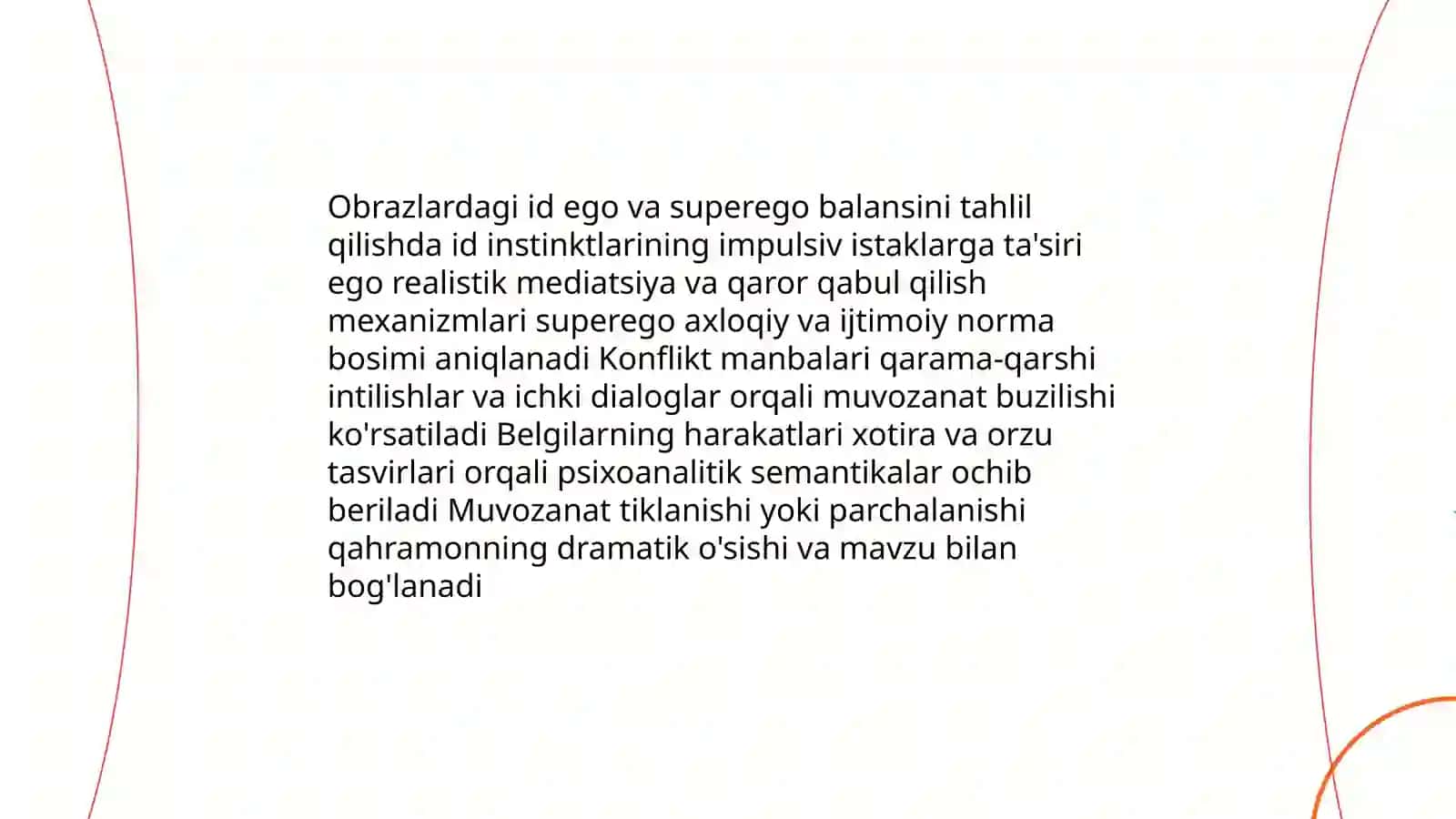 Badiiy asarning ruhiy (psixoanaliz) tahlili 3