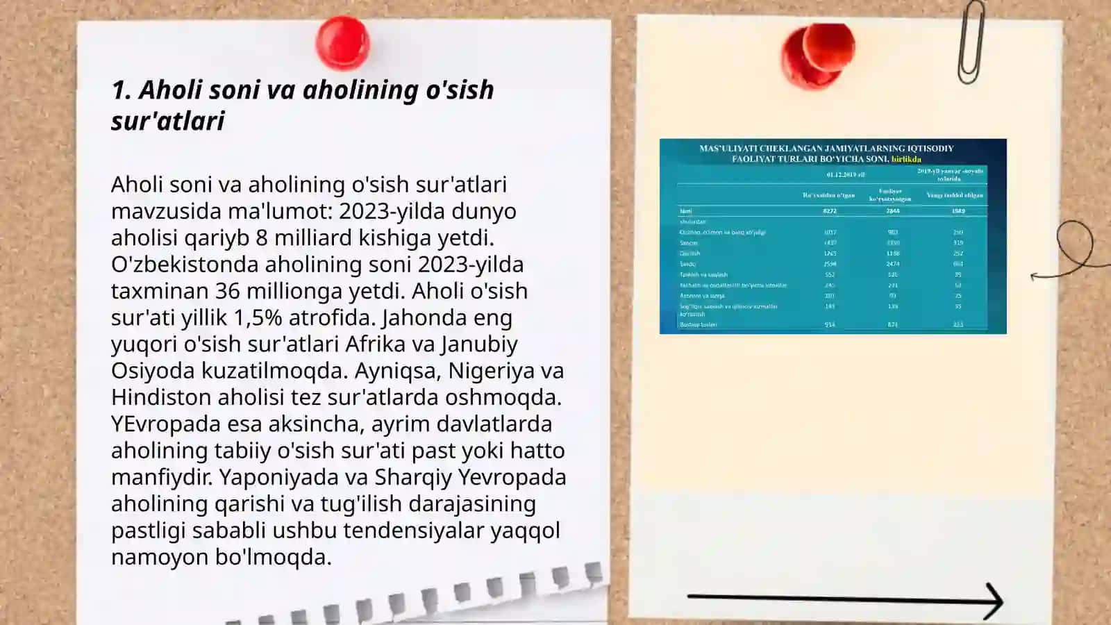 Aholi soni va aholining o'sish sur'atlari 3