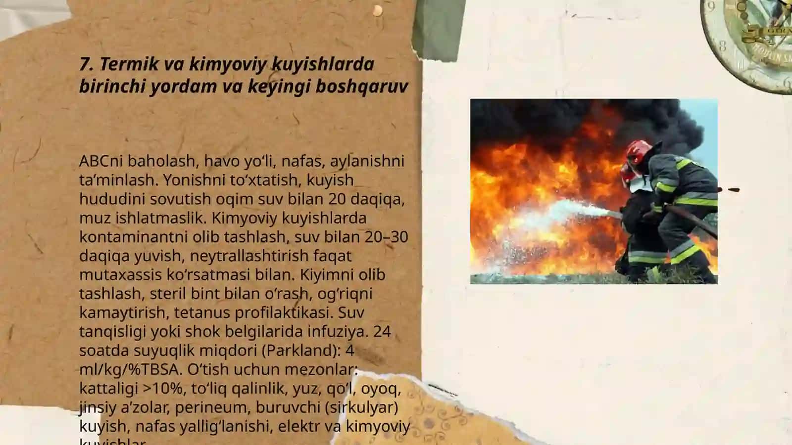 Favqulodda vaziyatlarda vujudga keluvchi jarohatlanish o'choqlarining tibbiy taktik tavsifi 3